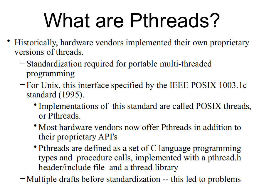 并行程序设计: POSIX Threads - KZnight's Blog