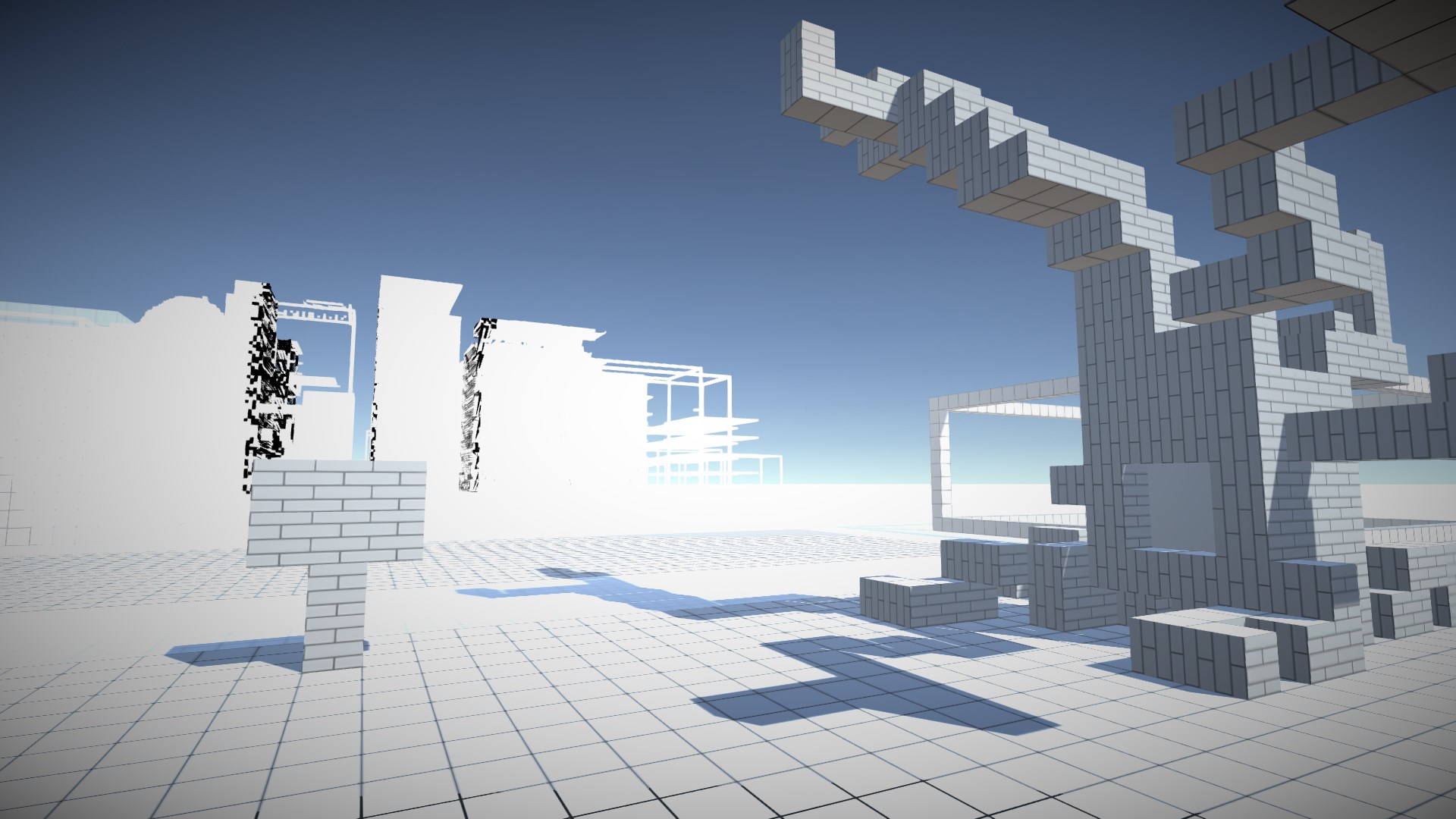 Can view skyscrapers from across map