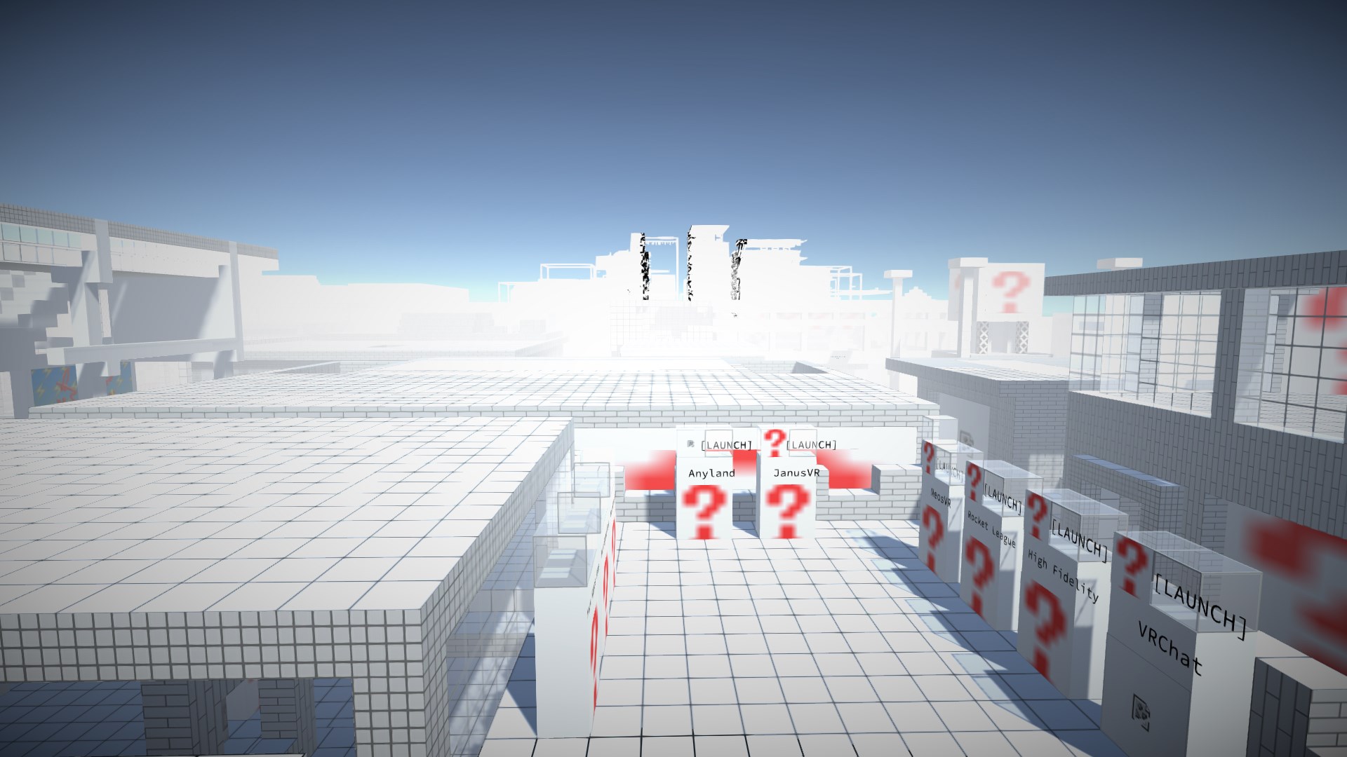 View from the portal hub in Makers